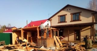 Демонтаж частных домов Ступино, цена от 1635 руб.