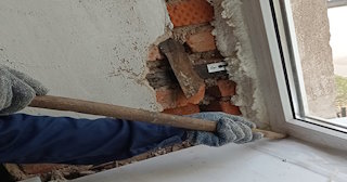 Демонтаж оконных откосов по выгодной цене от 528 руб. в Ступино - Сварной-Стп